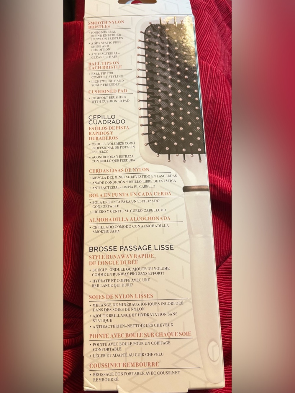 3 hairbrushes & 1 foot brush with pumice stone. All NEW in original packaging. - Picture 4 of 13